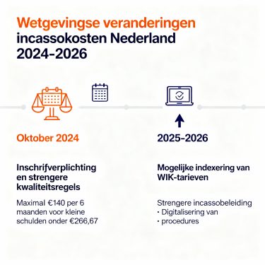Wetgeving veranderingen incassokosten Nederland 2024-2025
